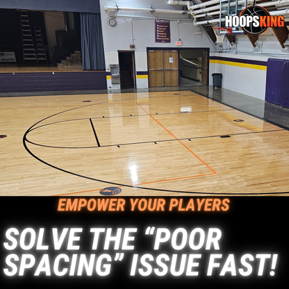 HoopsKing Offensive Spacing Training Spot Markers | 16"