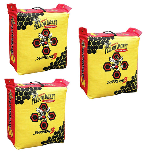 Morrell Yellow Jacket Supreme 3 28 Pound Field Point Archery Bag Target (3 Pack)