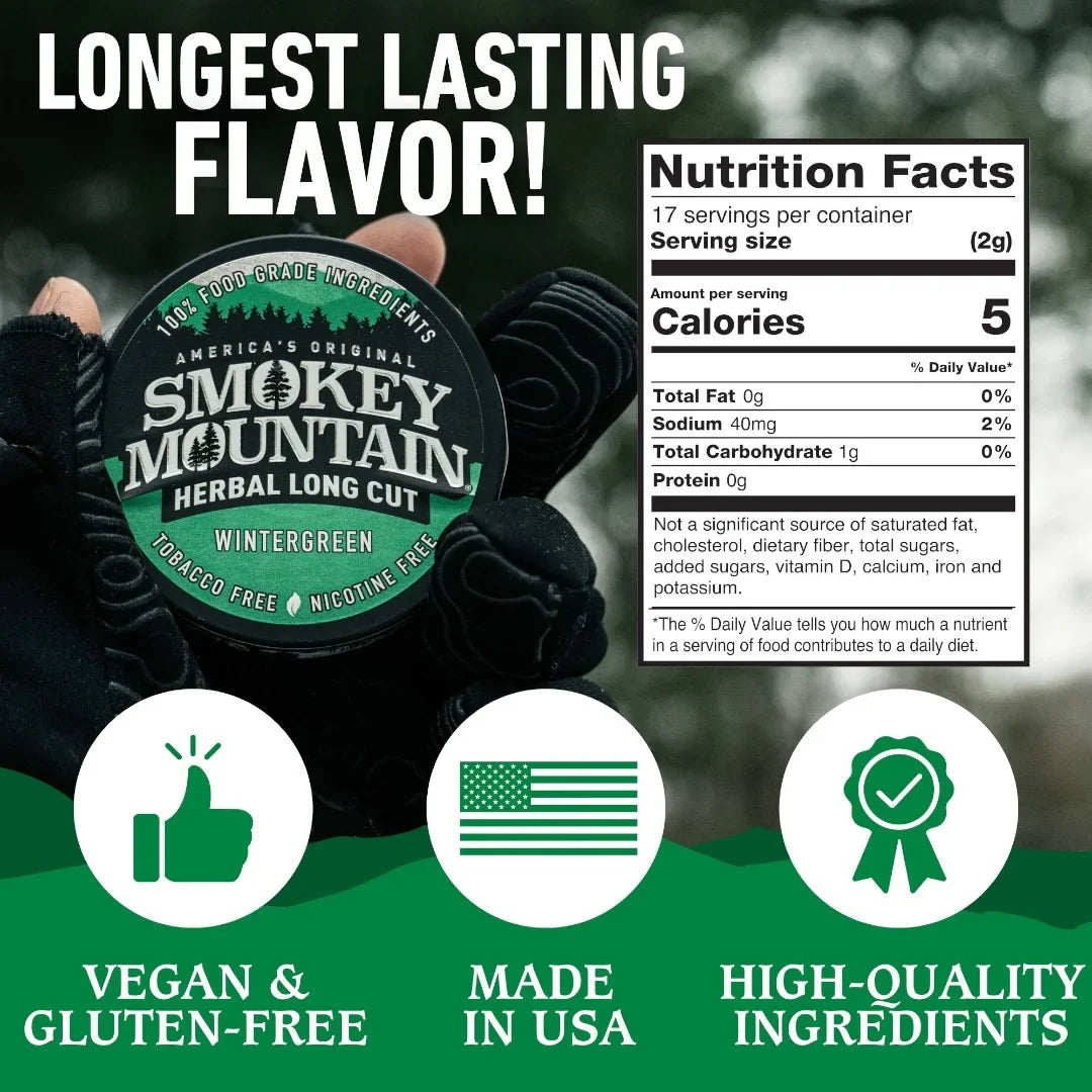 Smokey Mountain Wintergreen Long Cut