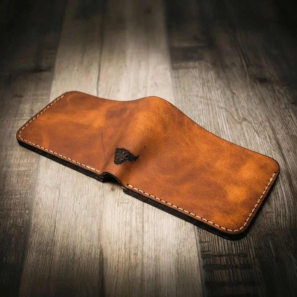 Bull Sheath Leather Rio Grande Bifold Wallet