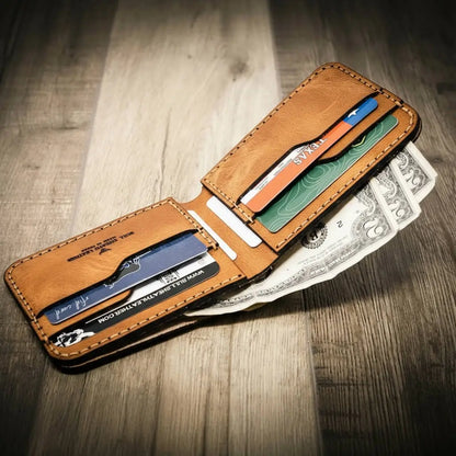 Bull Sheath Leather Rio Grande Bifold Wallet