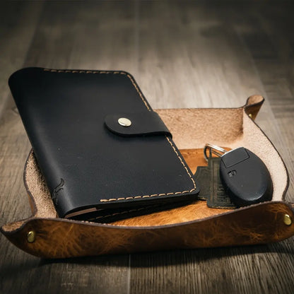 Bull Sheath Leather Valet Tray