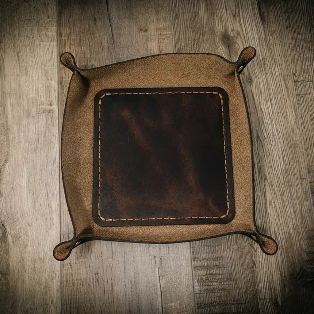 Bull Sheath Leather Valet Tray