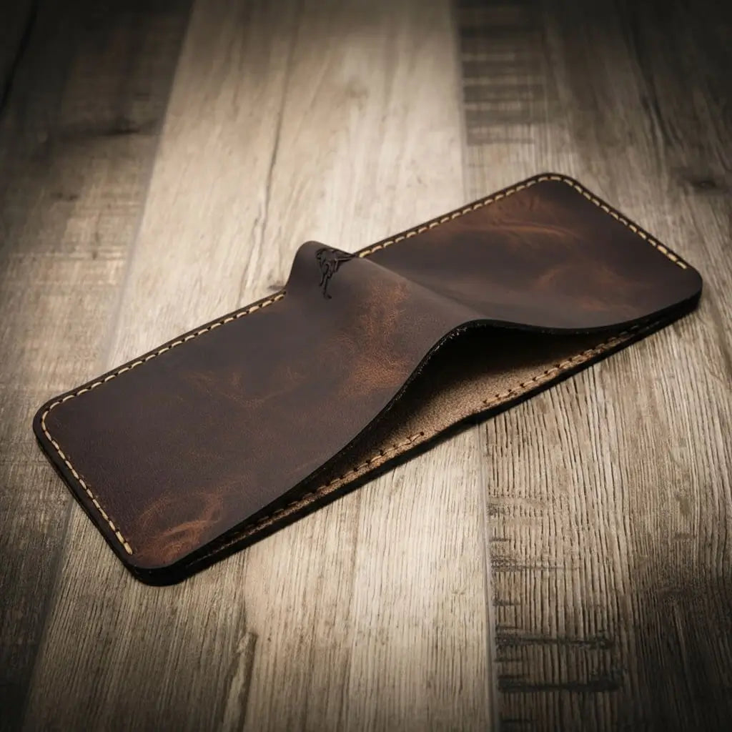 Bull Sheath Leather Rio Grande Bifold Wallet