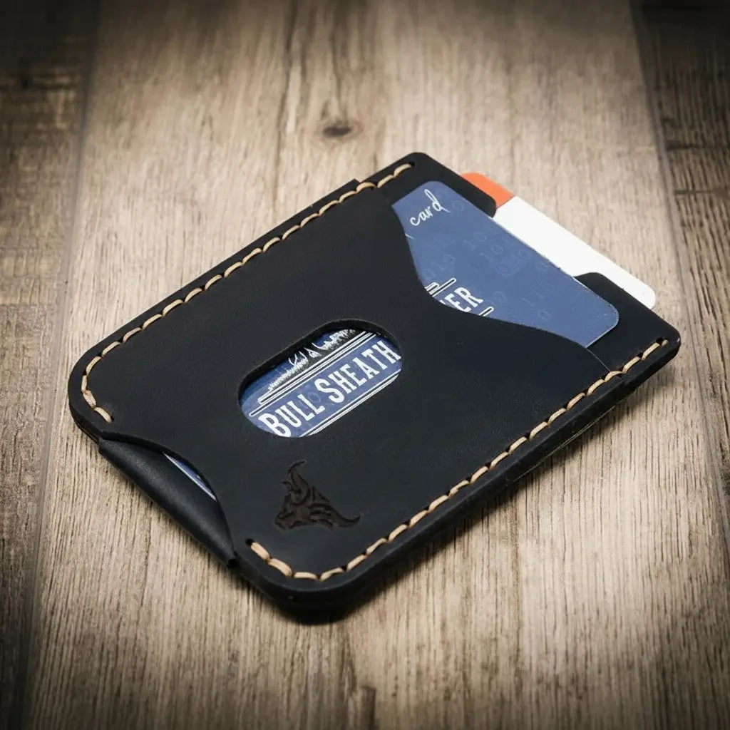 Bull Sheath Leather The Keller Money Clip