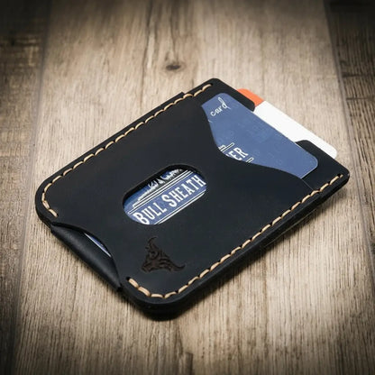 Bull Sheath Leather The Keller Money Clip