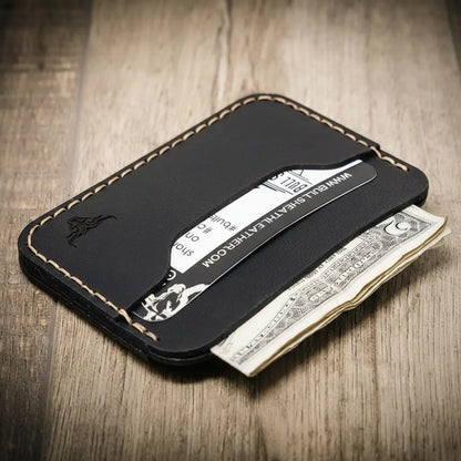 Bull Sheath Leather Pflugerville Card Wallet