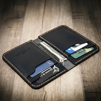 Bull Sheath Leather The Tyler Vertical Wallet