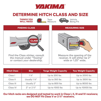 Yakima OnRamp LX Bike Rack with Ramp and Wheel Straps for 1.25" Hitch Receivers