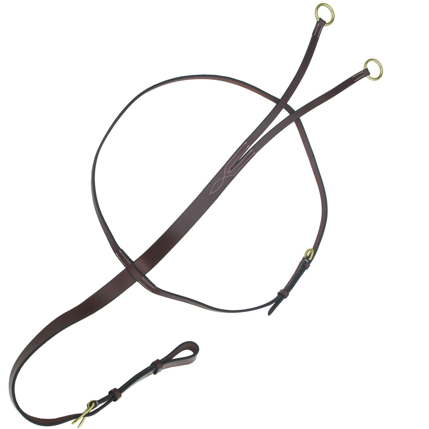 Bridles & Reins ExionPro Flat Leather Running Martingale