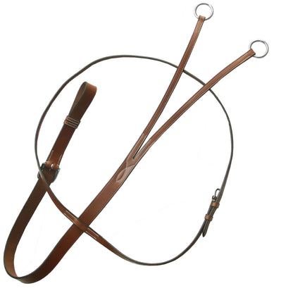 Bridles & Reins ExionPro Flat Leather Running Martingale