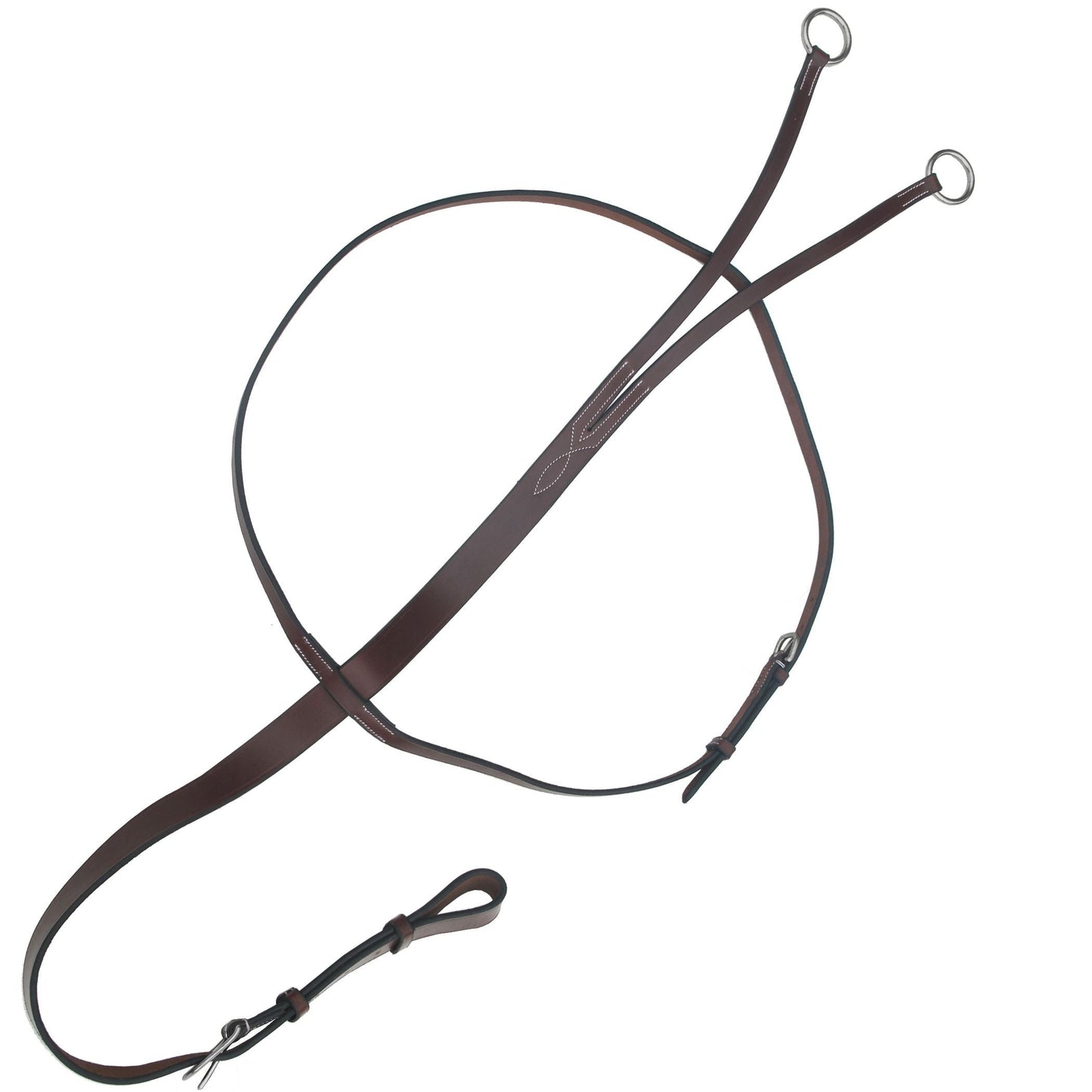 Bridles & Reins ExionPro Flat Leather Running Martingale