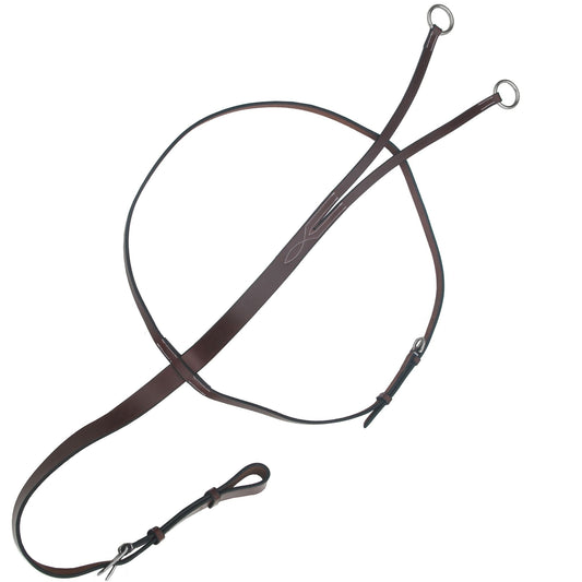 Bridles & Reins ExionPro Flat Leather Running Martingale