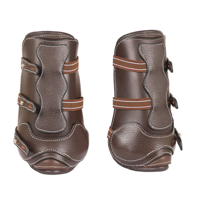 Bridles & Reins ExionPro Leather Horse Tendon Show Jump Boots - 401