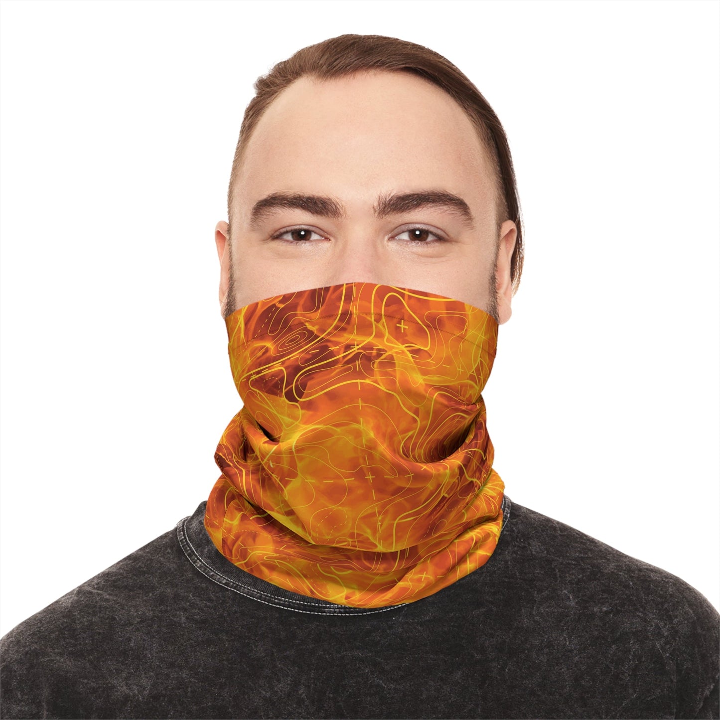 Texas Rigged Tees Firewater — Unisex Neck Gaiter (SPF 50+)