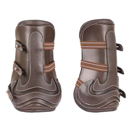 Bridles & Reins ExionPro Leather Horse Tendon Show Jump Boots - 402