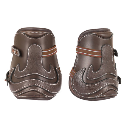 Bridles & Reins ExionPro Leather Horse Tendon Show Jump Boots - 402