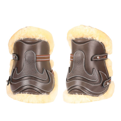 Bridles & Reins ExionPro Leather Horse Tendon Show Jump Boots - 402