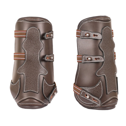 Bridles & Reins ExionPro Leather Horse Tendon Show Jump Boots - 403