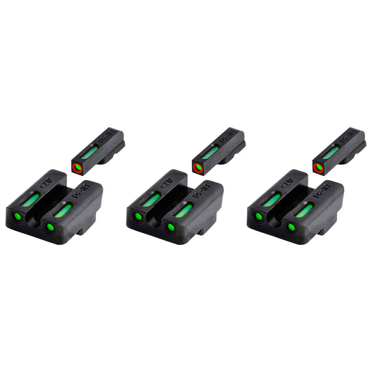 TruGlo TFK Pro Fiber Optic Tritium Handgun Pistol Sight Accessories (3 Pack)