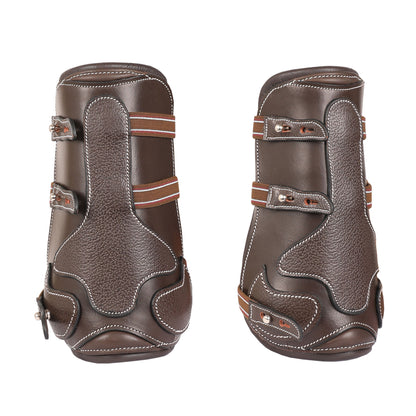 Bridles & Reins ExionPro Leather Horse Tendon Show Jump Boots - 404