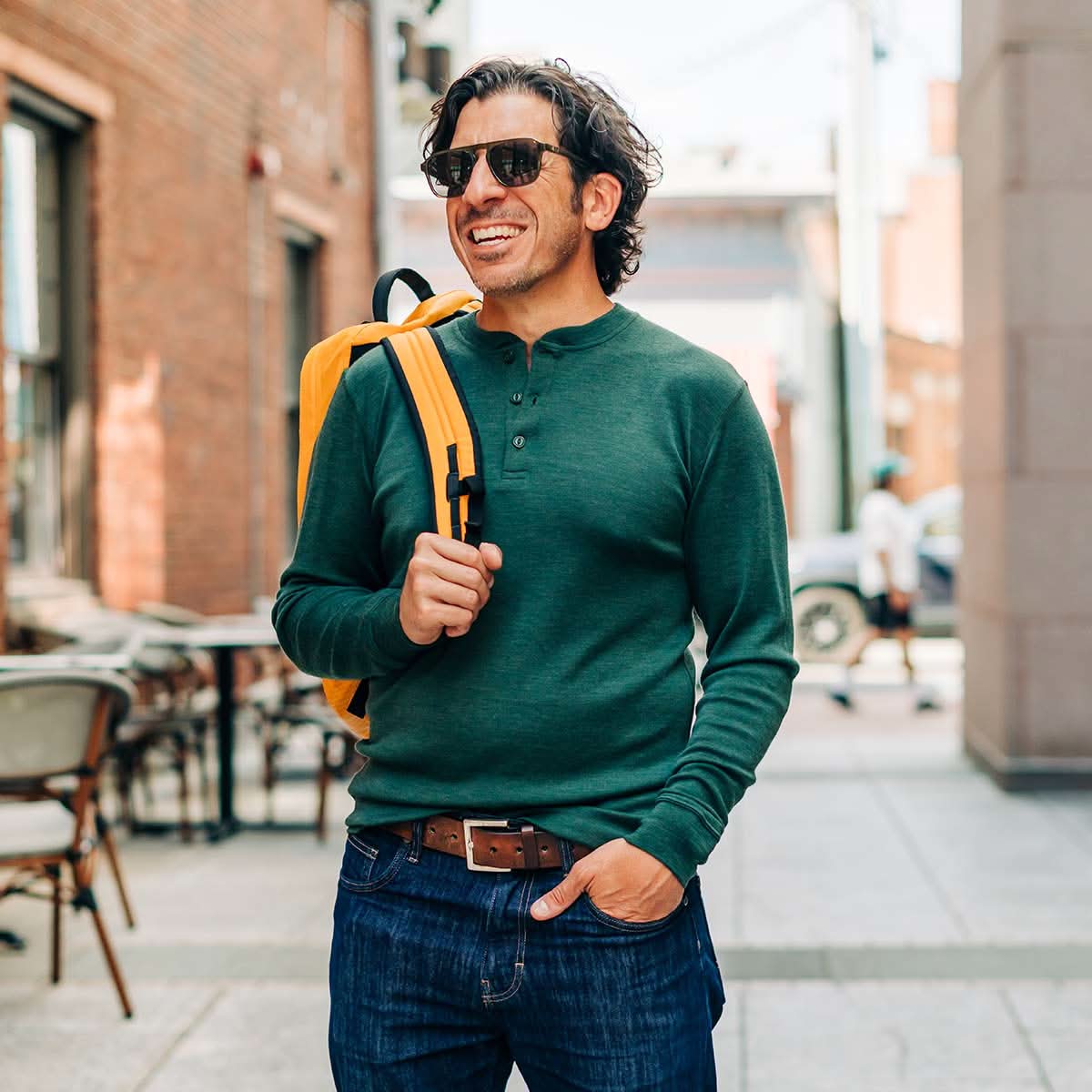 Minus33 Midweight - Men's Long Sleeve Henley 100% Merino Wool