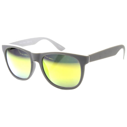 zeroUV Super Retro Hipster Horned Rim Frame Sunglasses 8693
