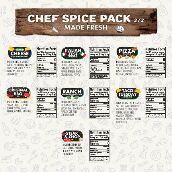 Flavor God Chef Spice Pack
