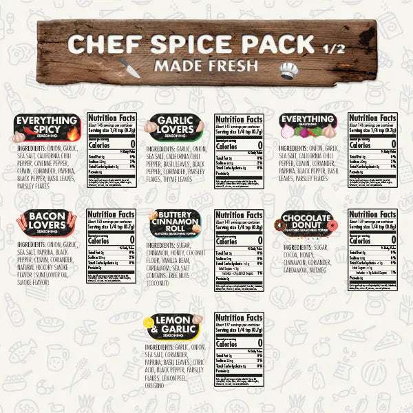 Flavor God Chef Spice Pack