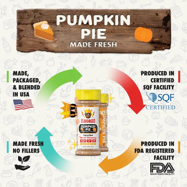 Flavor God Pumpkin Pie Topper