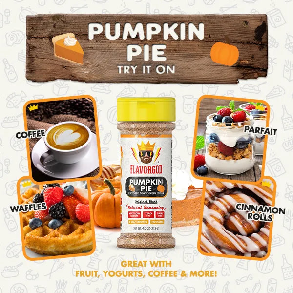 Flavor God Pumpkin Pie Topper