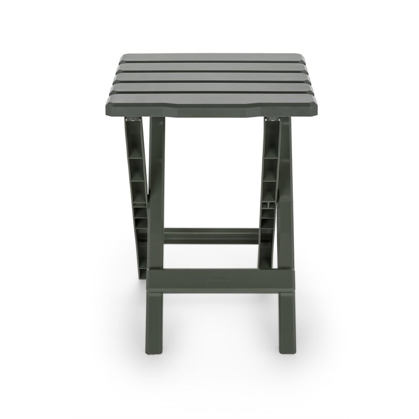 Camco Adirondack Outdoor Camping Small Plastic Folding Side Table, Sage