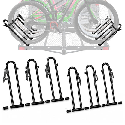 Tow Tuff Fat Tire Bike Cradle Kit for 3 Bikes with Adjustable Straps