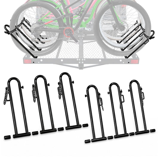 Tow Tuff Fat Tire Bike Cradle Kit for 3 Bikes with Adjustable Straps