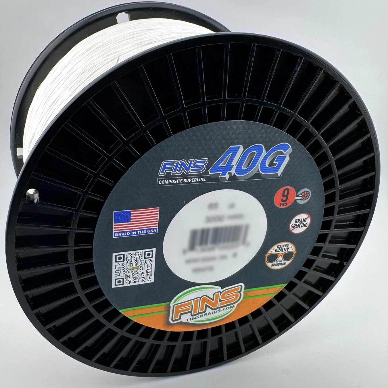 FINS Fishing 40G Fishing Braid 65-100 lb.