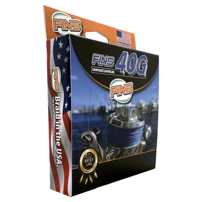 FINS Fishing 40G Fishing Braid 65-100 lb.