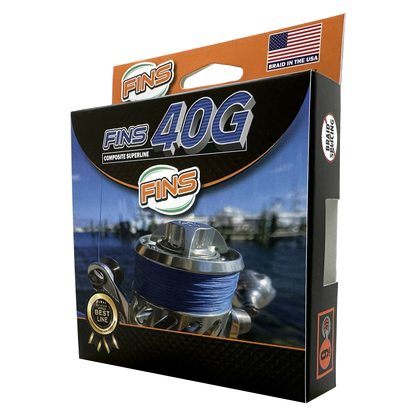 FINS Fishing 40G Fishing Braid 5-50lb.