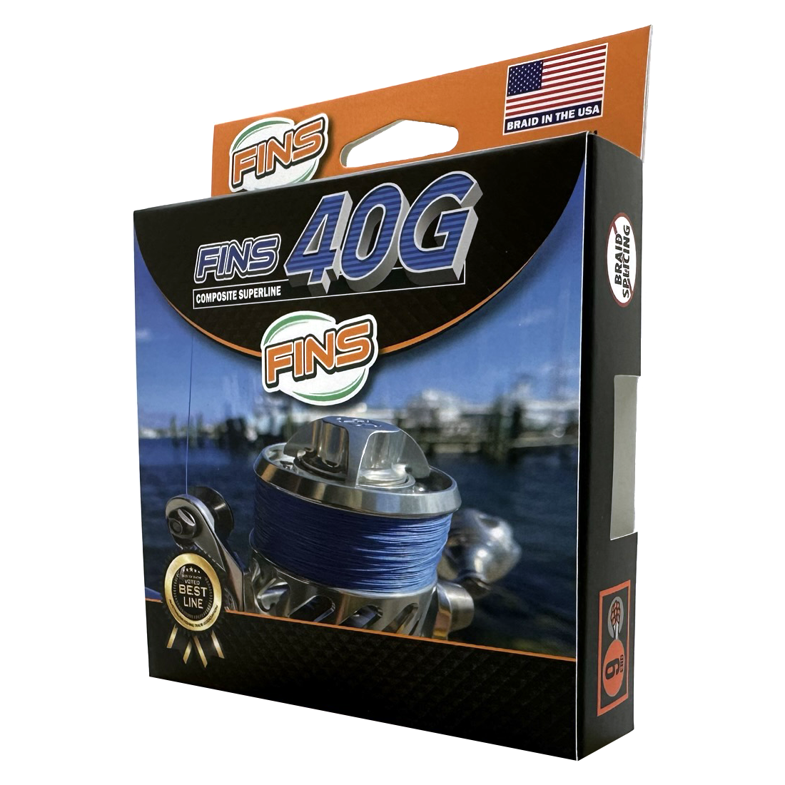 FINS Fishing 40G Fishing Braid 65-100 lb.
