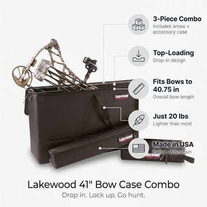 Lakewood Products  - Single 41" Bow Case COMBO