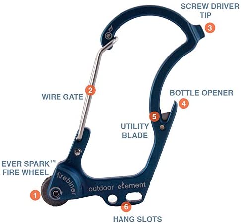 Outdoor Element Firebiner (Specialty Versions)