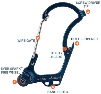 Outdoor Element Firebiner (Specialty Versions)