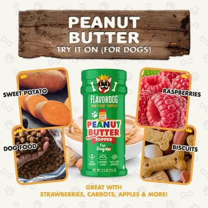 Flavor God Peanut Butter Flavored - Dog Food Topper