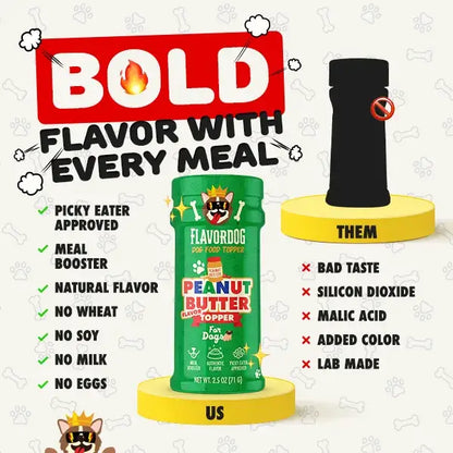 Flavor God Peanut Butter Flavored - Dog Food Topper