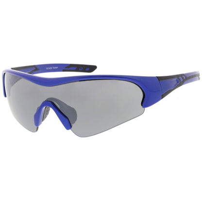 zeroUV TR-90 Performance Wrap Around Half Frame Sunglasses C798