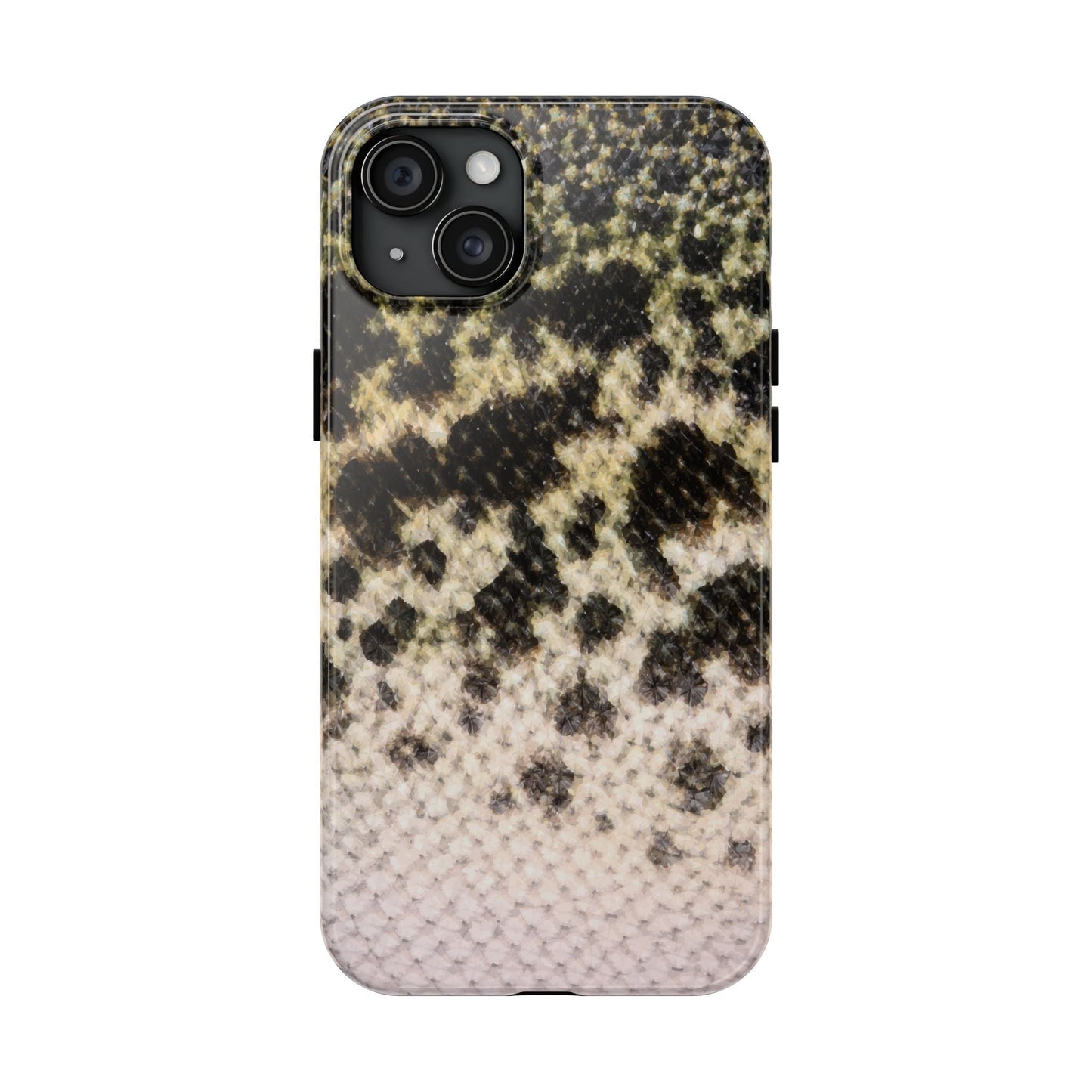 Texas Rigged Tees Black Crappie — Tough Phone Case