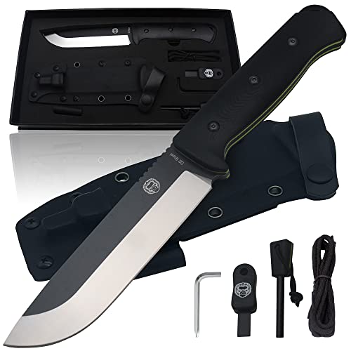 Holtzman's Gorilla Survival The Bushwhacker D2 Steel Bushcraft Survival Knife Gift Set (Selection)