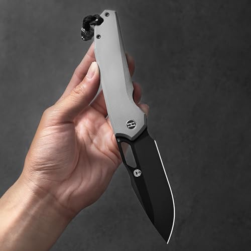 Holtzman's Gorilla Survival The Sentinel Folding Knife Giftset (black blade+dark grey/red liner G10 handle)
