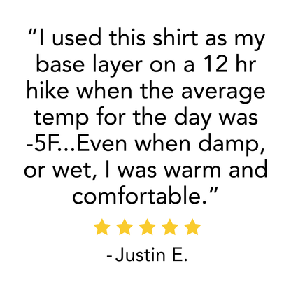 Minus33 Midweight - Men's Wool Long Sleeve Crew Woolverino