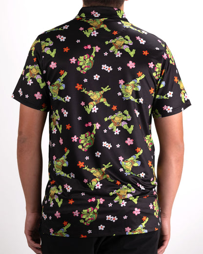 Pins and Aces TMNT - Turtle Flower Power