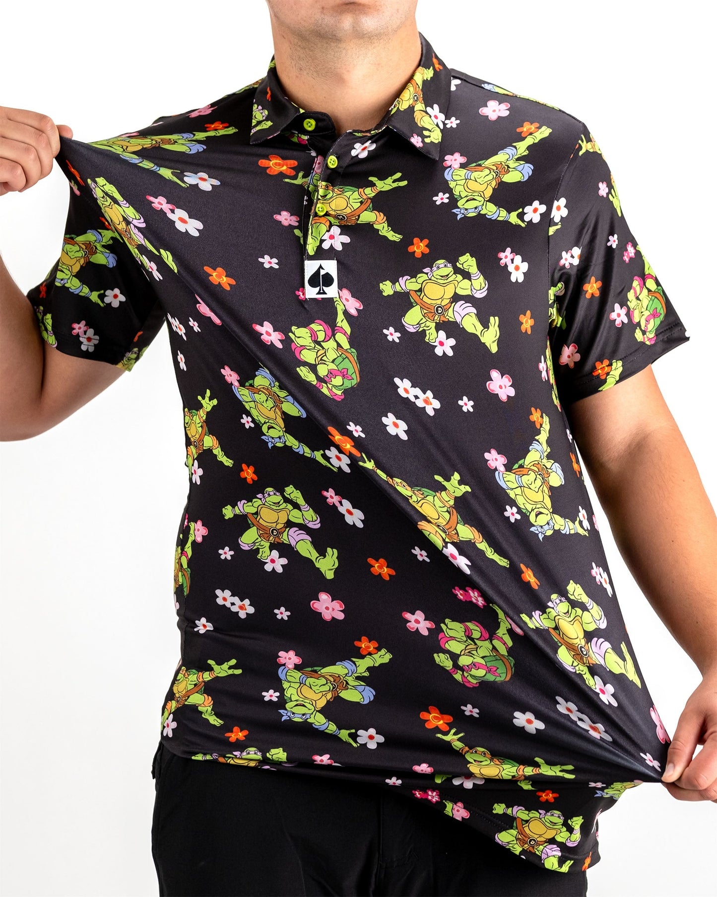 Pins and Aces TMNT - Turtle Flower Power